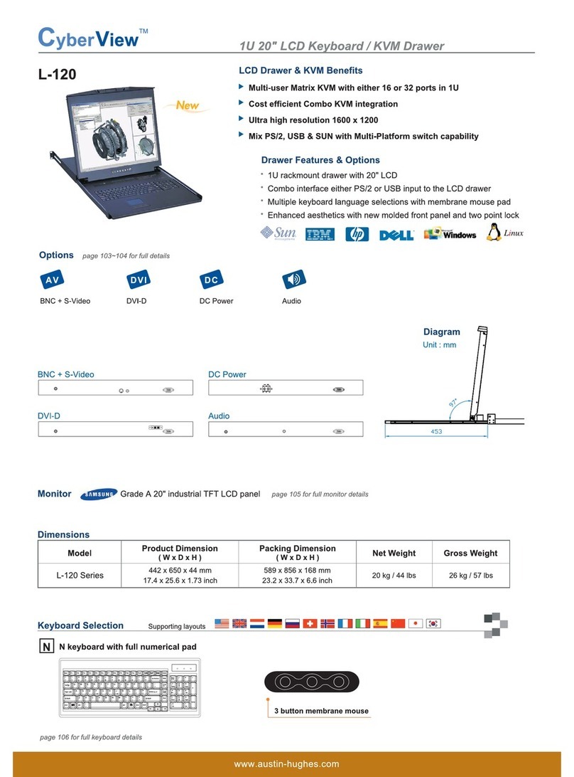 Austin Hughes Electronics Cyberview L-120 Series User manual