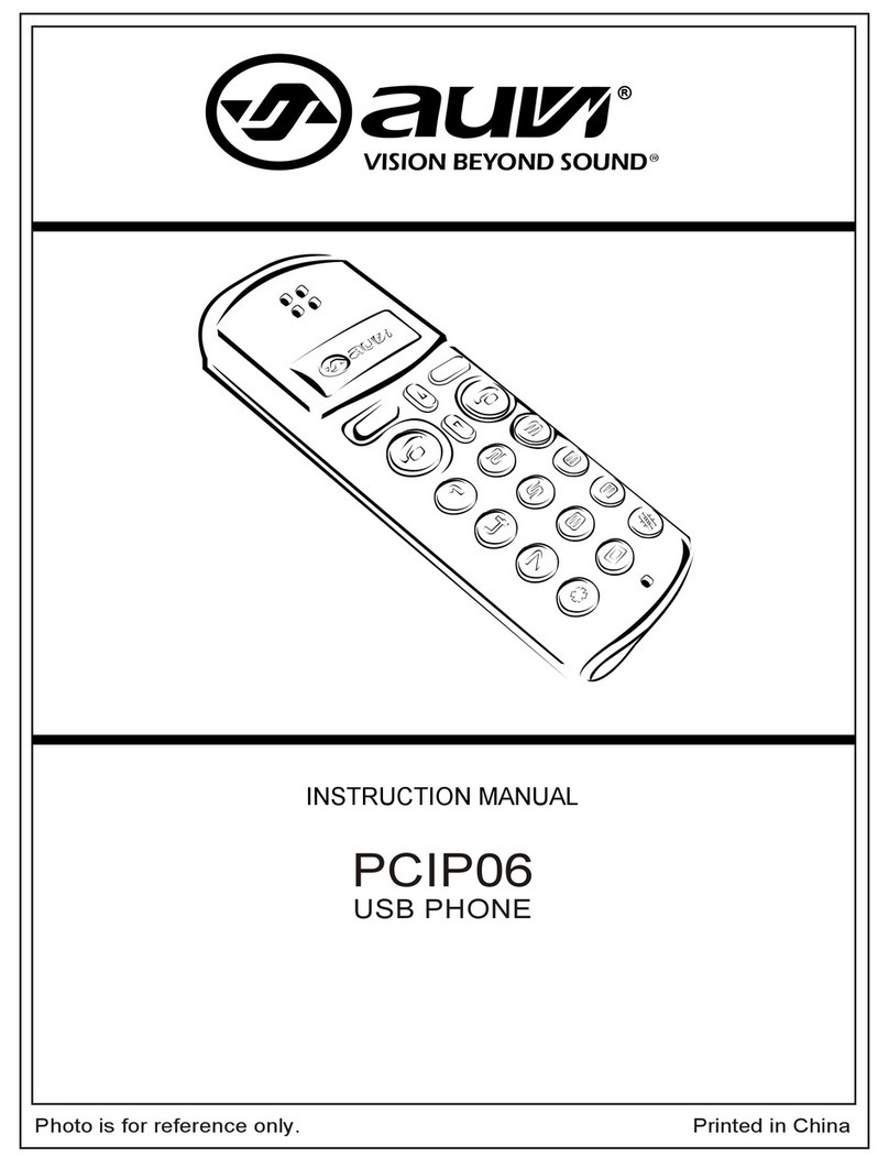 Auvi PCIP06 instruction manual