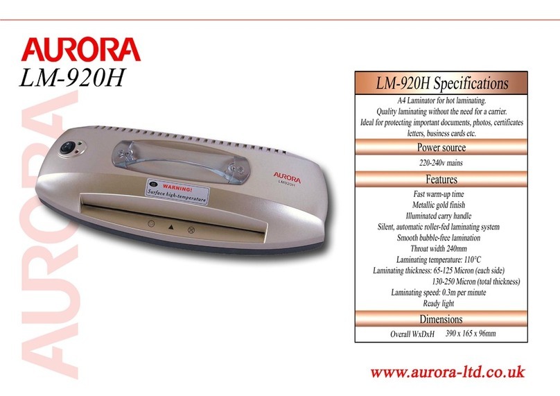 Aurora LM-920H Specifications