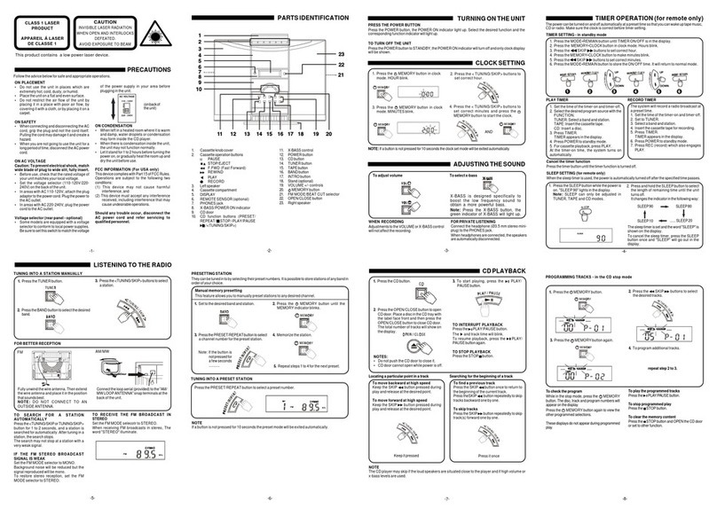 Audiovox CE500S User manual