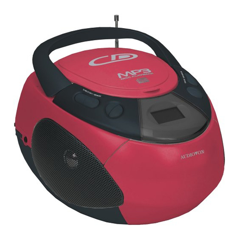 Audiovox CE249MP User manual