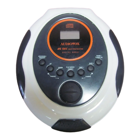 Audiovox CE148C User manual