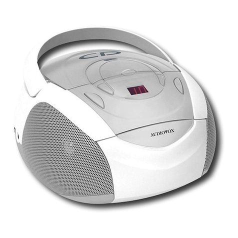 Audiovox CE270 User manual