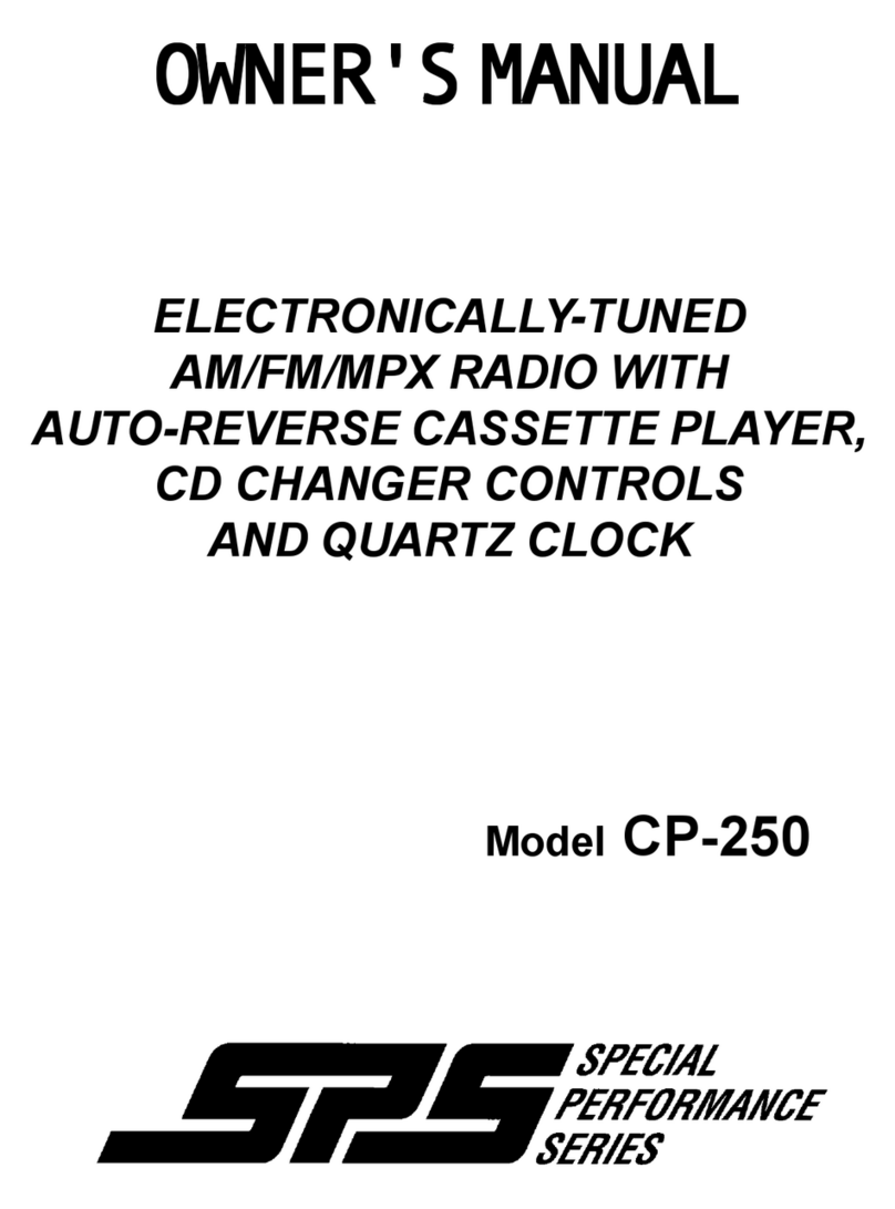 Audiovox CP-250 User manual