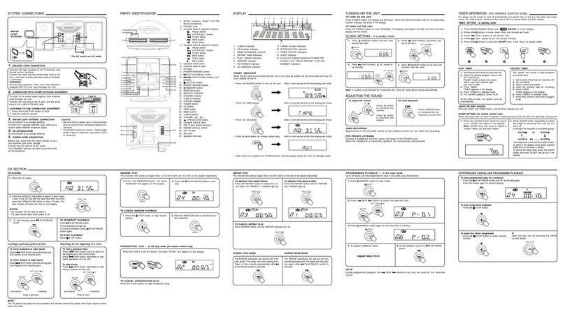 Audiovox CE520 User manual