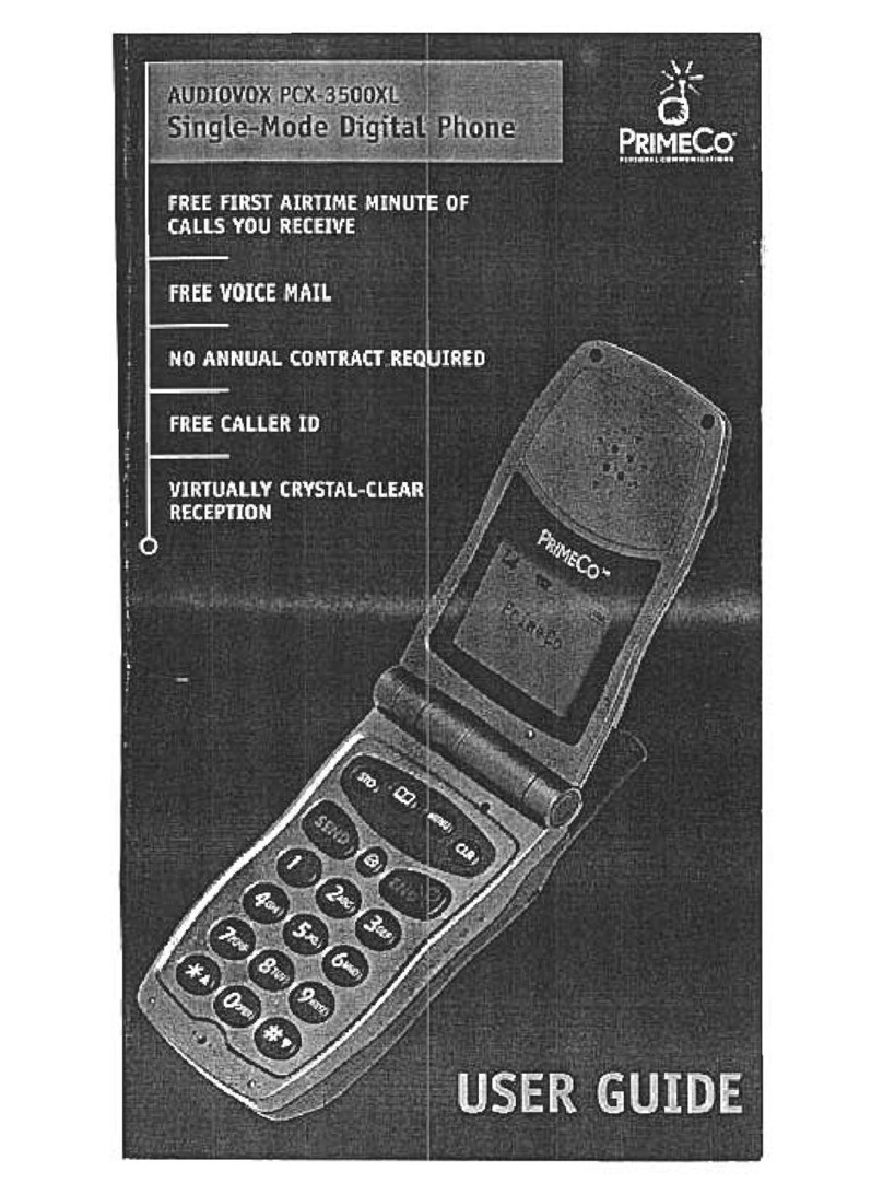 Audiovox PCX-3500XL User manual Audiovox PCX-3500XL User manual