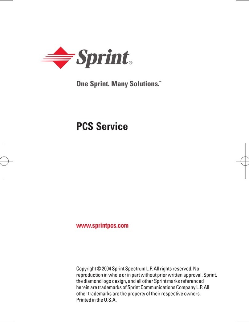 Audiovox Sprint PM-8920 User manual