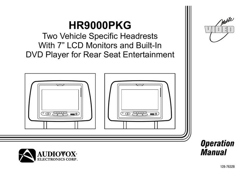 Audiovox HR9000D User manual Audiovox HR9000D User manual