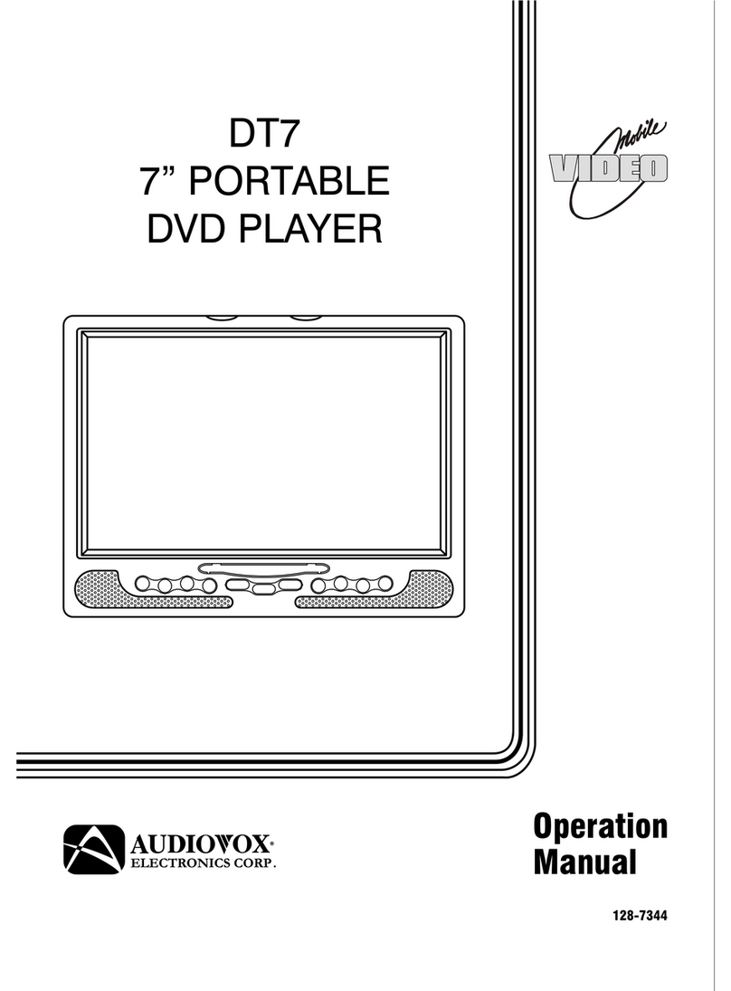 Audiovox DT7 User manual