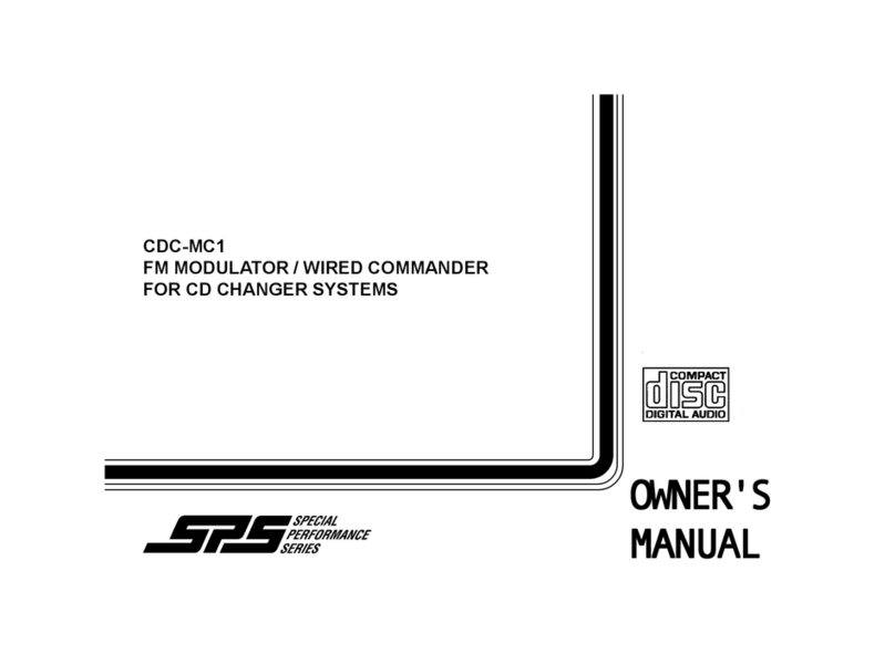 Audiovox SPS CDC-MC1 User manual