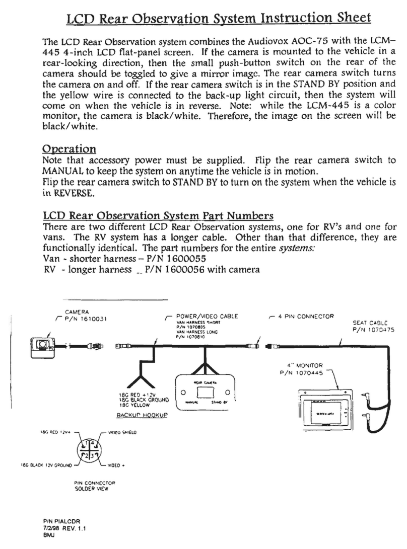 Audiovox Voyager AOC-75 User manual