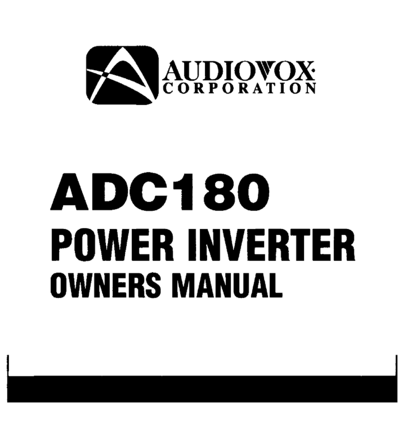 Audiovox ADC180 User manual