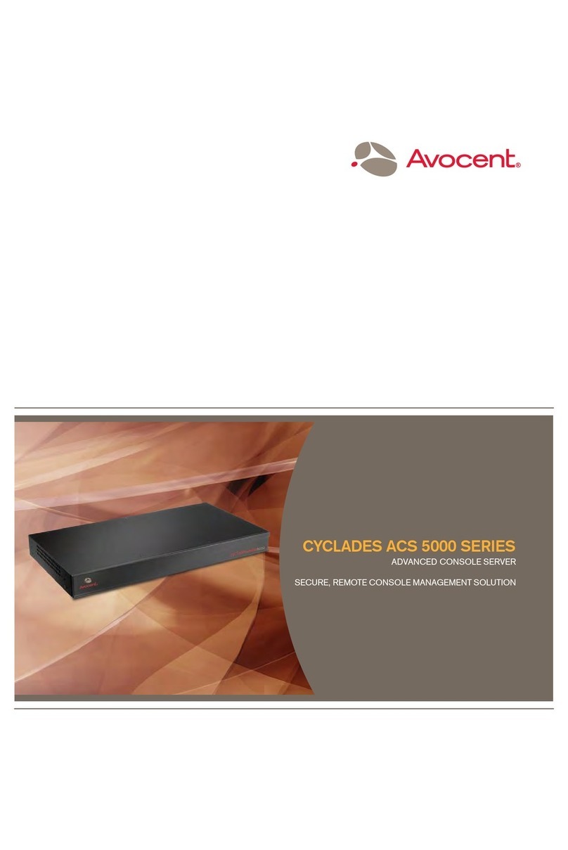 Avocent Cyclades ACS 5000 SERIES brochure