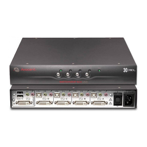 Avocent SwitchView SC4 DVI User manual