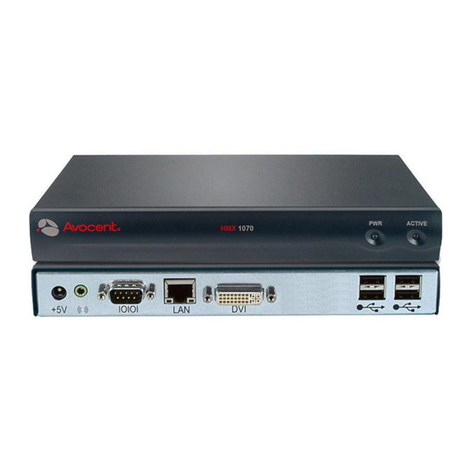 Avocent HMX 1050 User manual