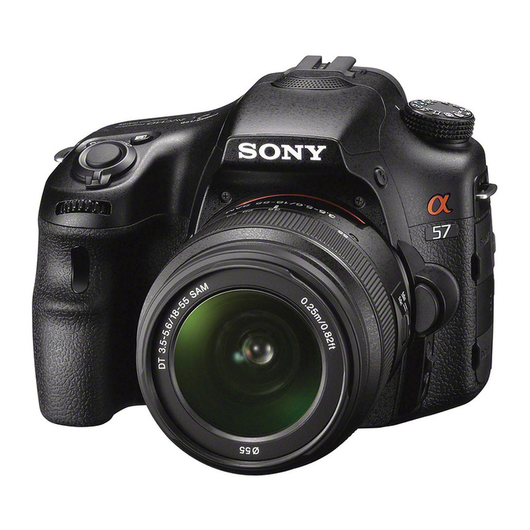 Sony SLT-A57 &alpha User manual