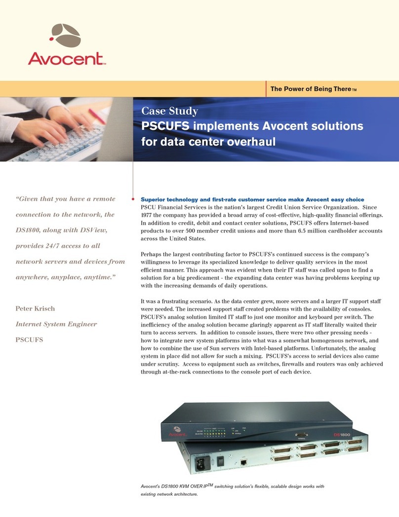 Avocent DS1800 brochure