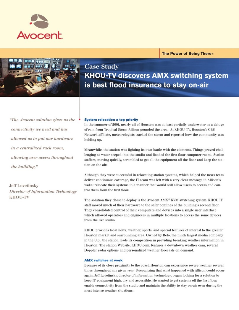 Avocent AMX5010 User manual