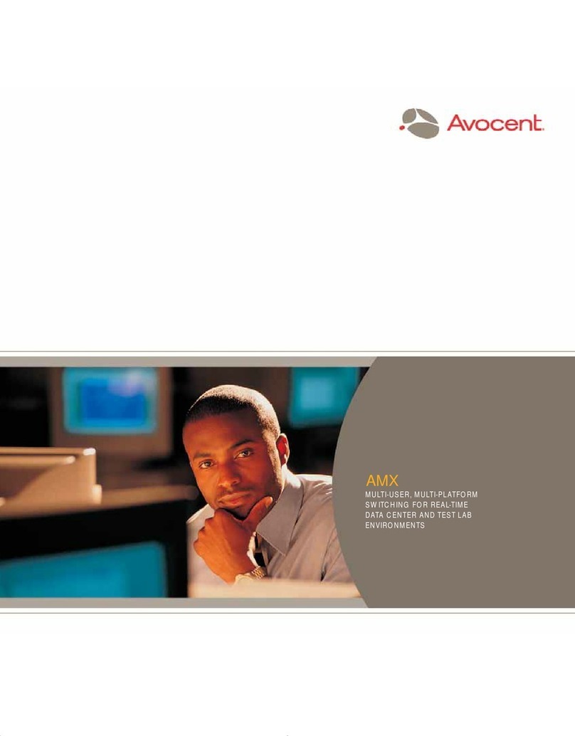 Avocent AMX5000 User manual