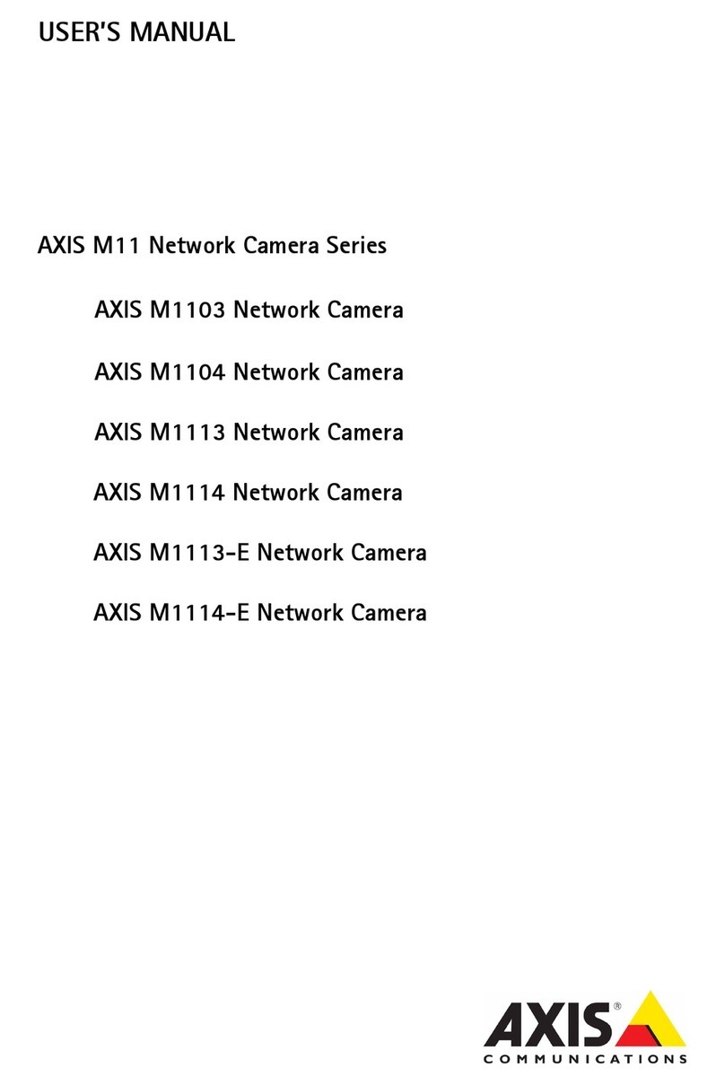 Axis M1103 User manual