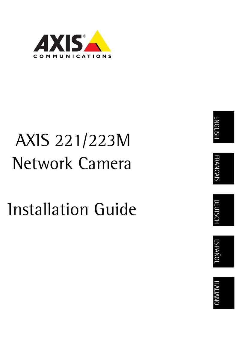 Axis Network Camera AXIS 221 User manual Axis Network Camera AXIS 221 User manual