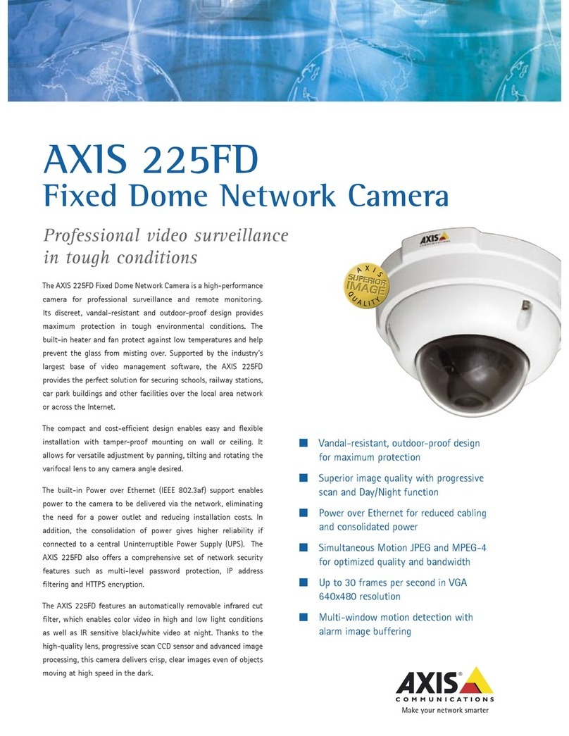 Axis 225FD Specifications
