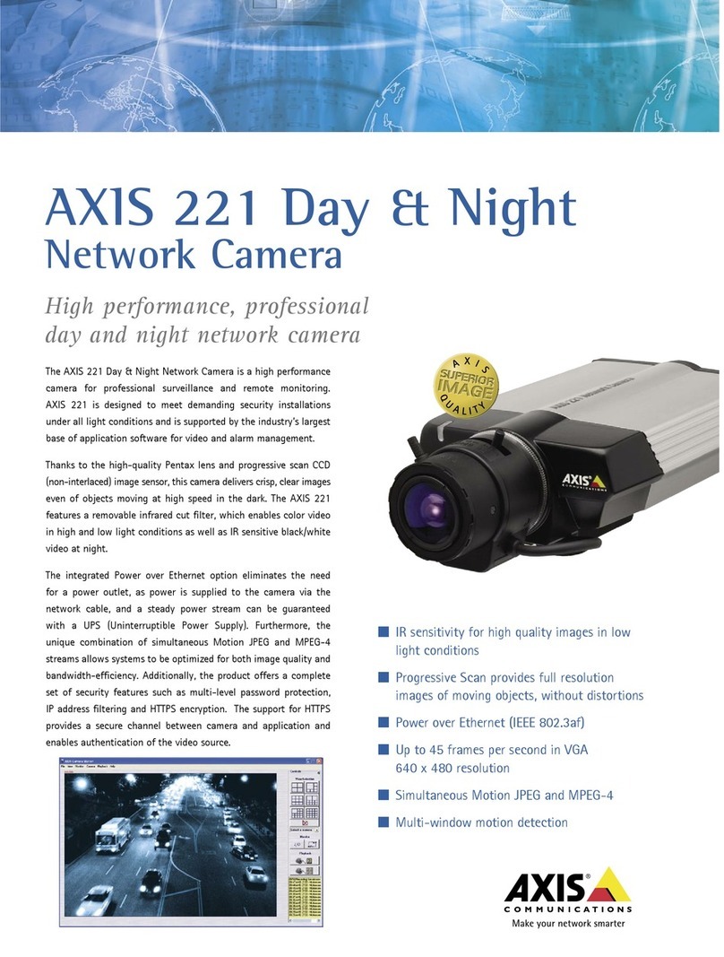 Axis Network Camera AXIS 221 User manual