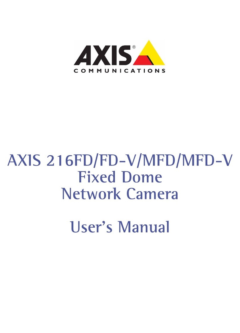 Axis Axis 216FD User manual