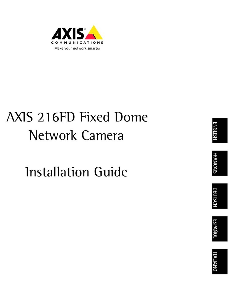 Axis Axis 216FD User manual