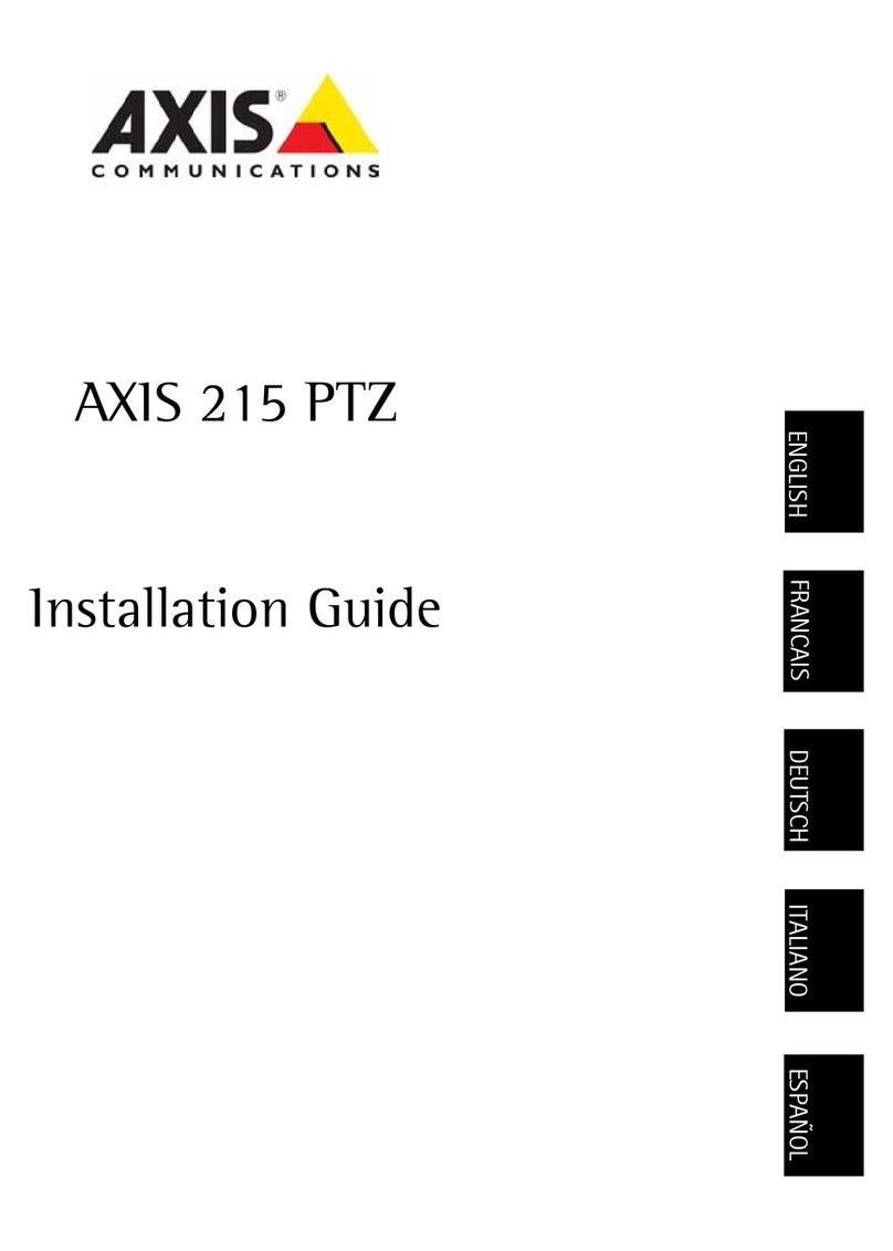 Axis 215 PTZ installation guide