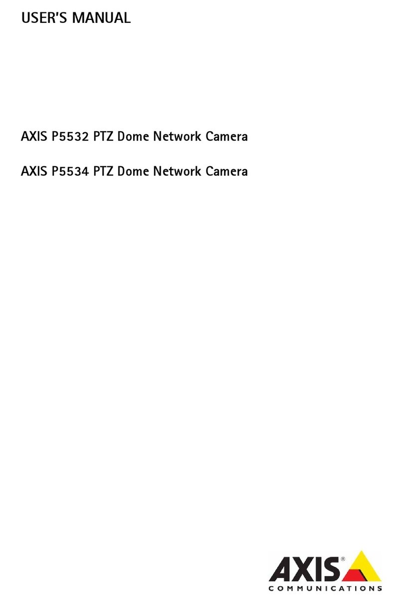 Axis P5532 User manual Axis P5532 User manual