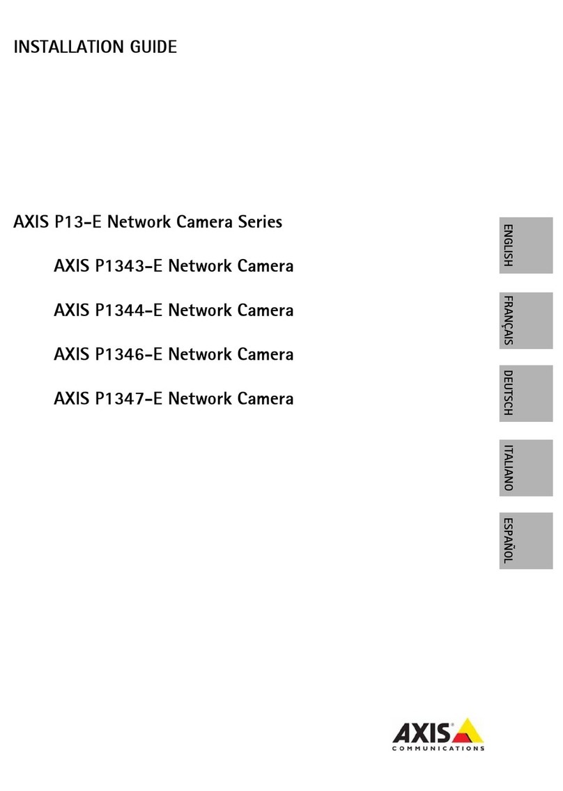 Axis P1343-E User manual