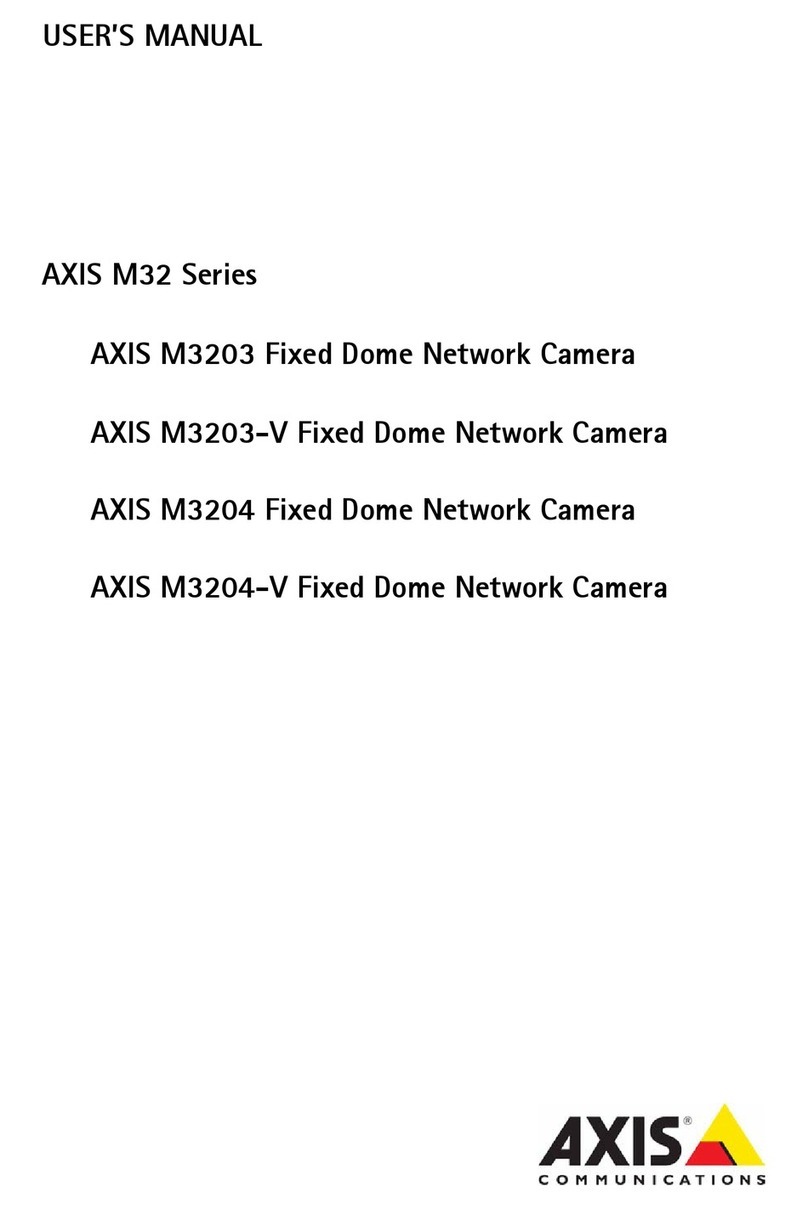 Axis M3203 User manual