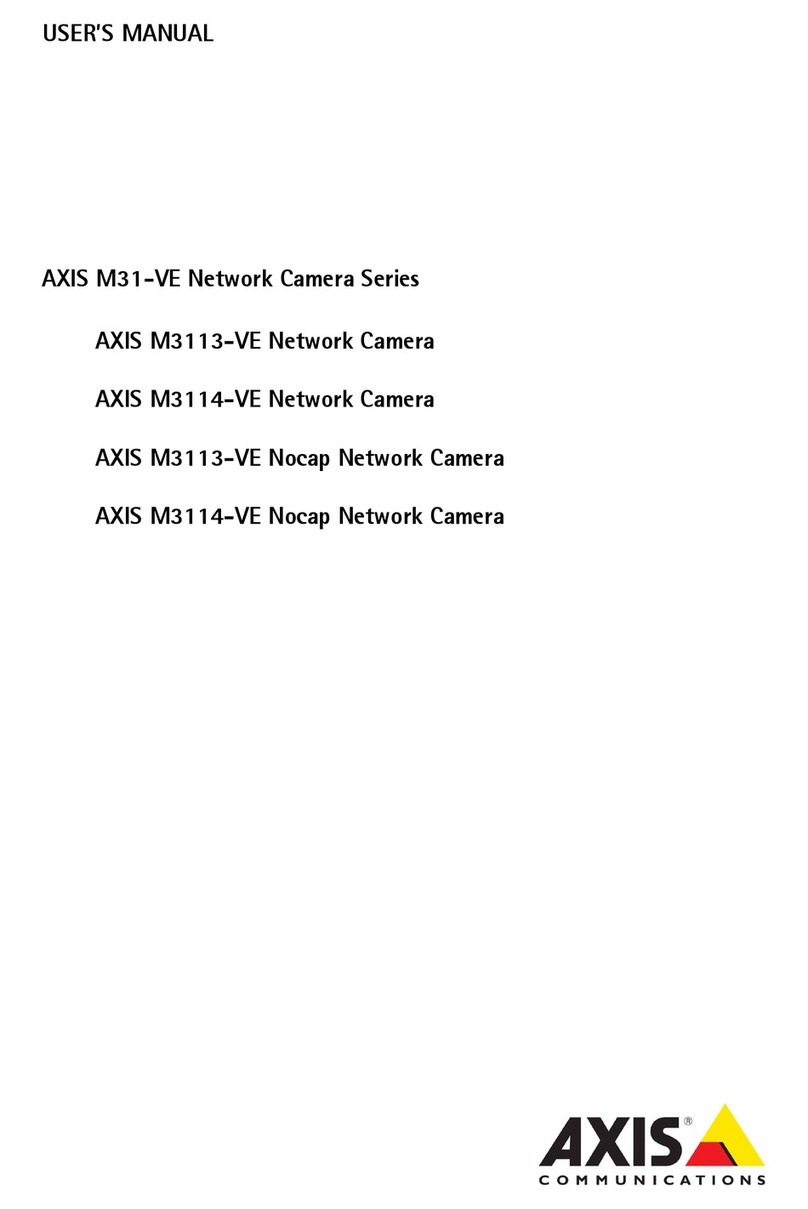 Axis M3113-VE Nocap user manual