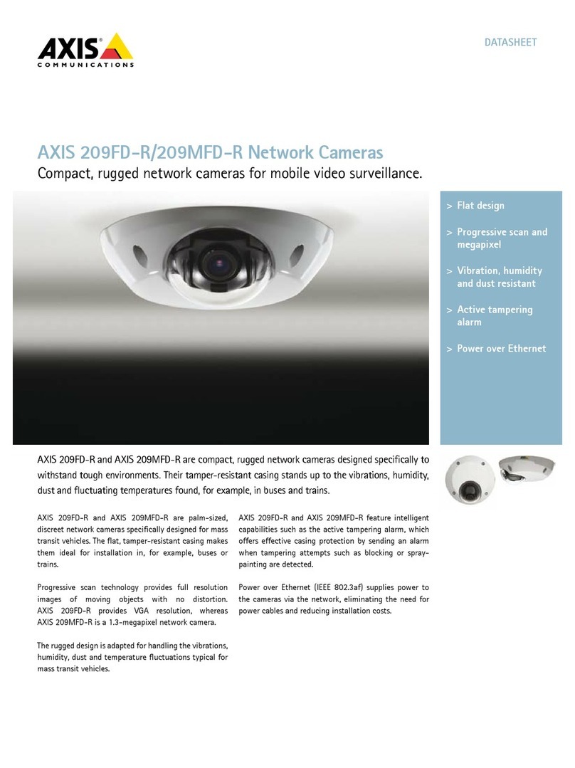 Axis AXIS 209FD-R User manual