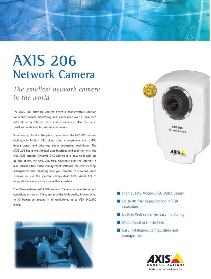 Axis AXIS 206 User manual