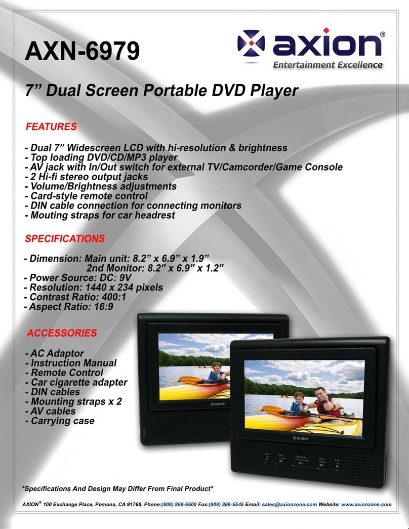 Axion AXN-6979 User manual