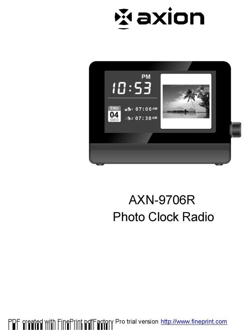 Axion AXN-9706R User manual