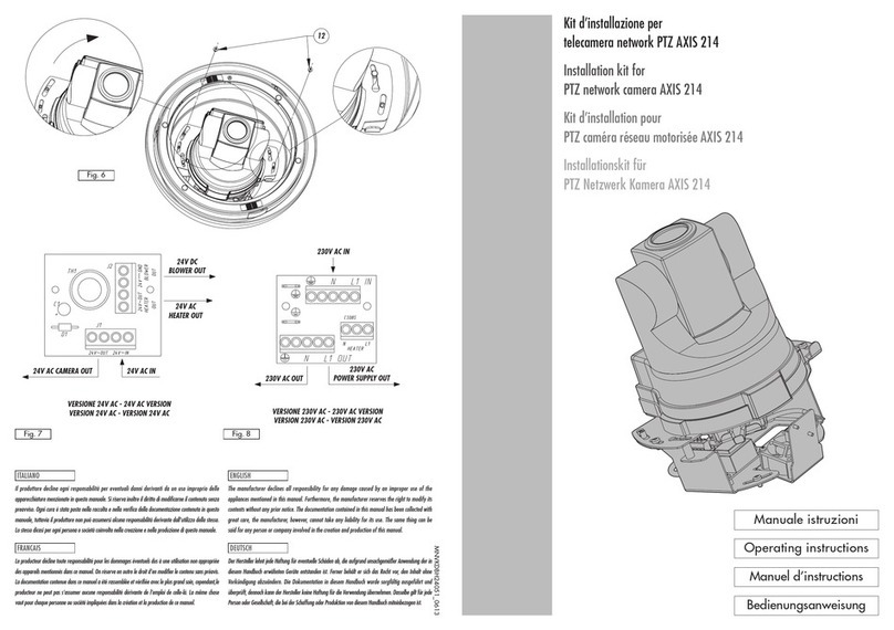 Axis AXIS 214 PTZ operating instructions