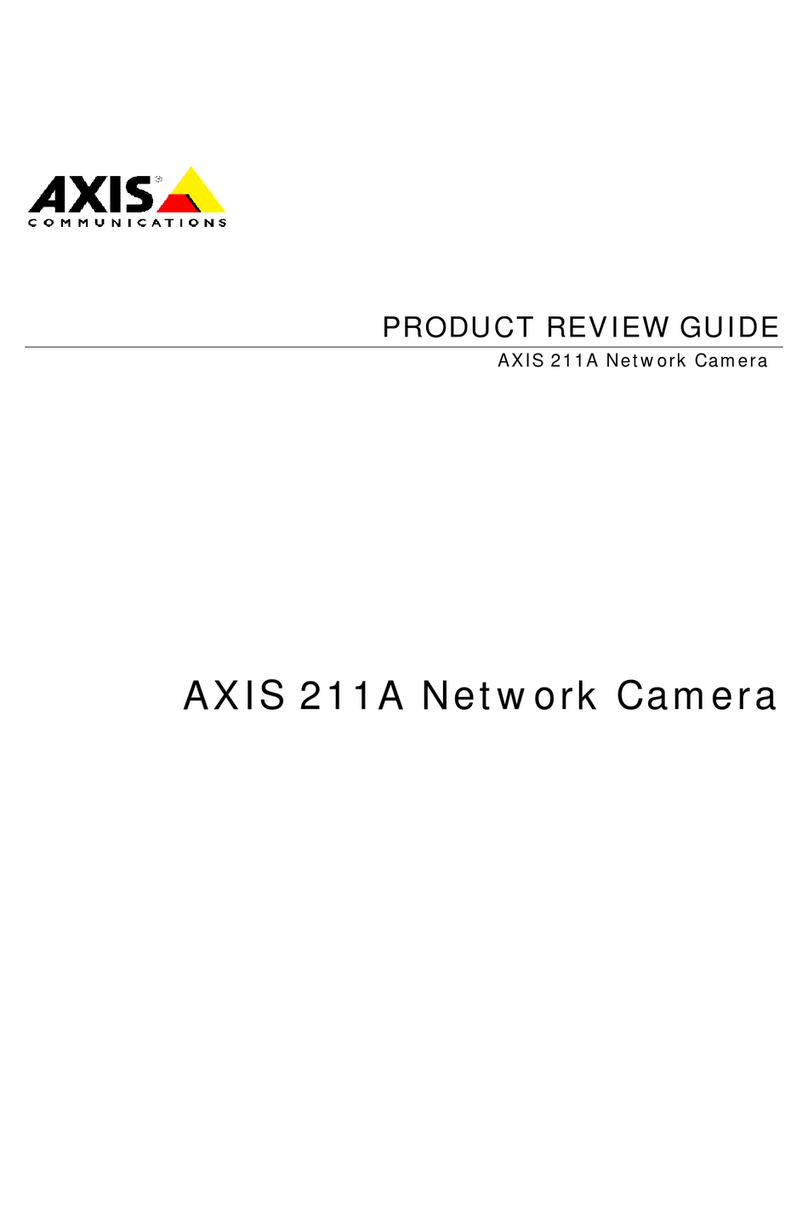 Axis Axis 211A User manual