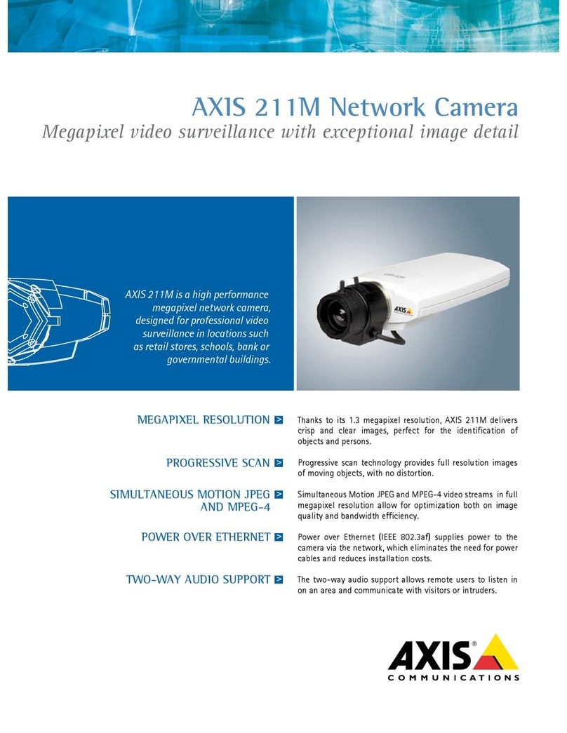 Axis Axis 211 User manual