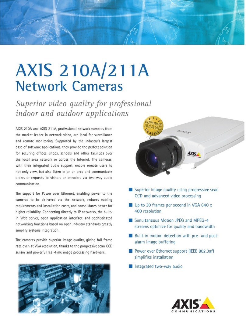 Axis Axis 210A User manual