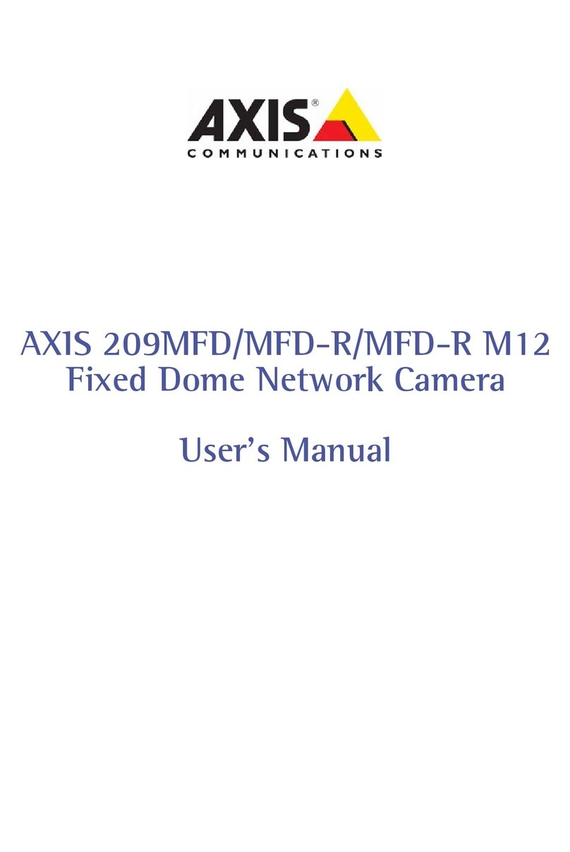 Axis AXIS 209MFD User manual Axis AXIS 209MFD User manual