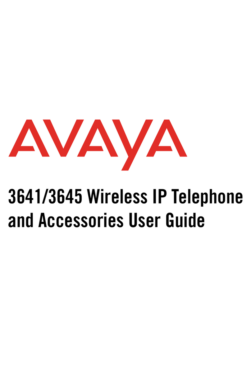 Avaya 3641 User manual