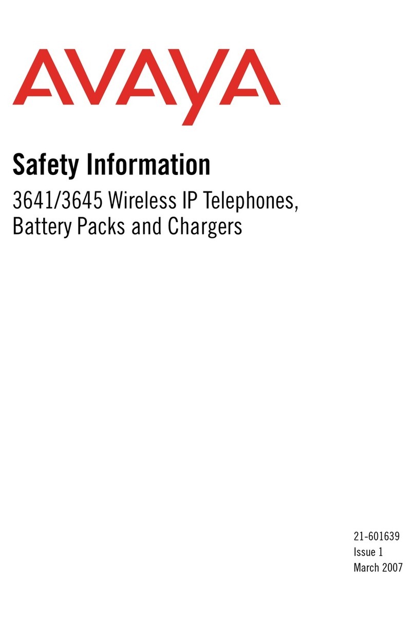 Avaya 3641 Original instructions