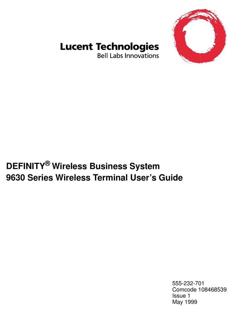 Lucent Technologies 9630 User manual