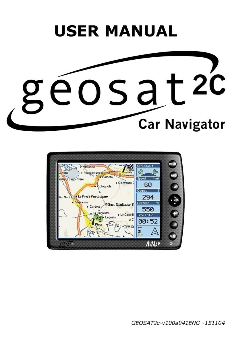 AvMap Geosat 2C User manual