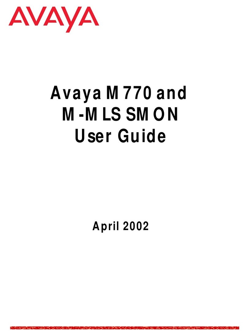 Avaya M770 User manual