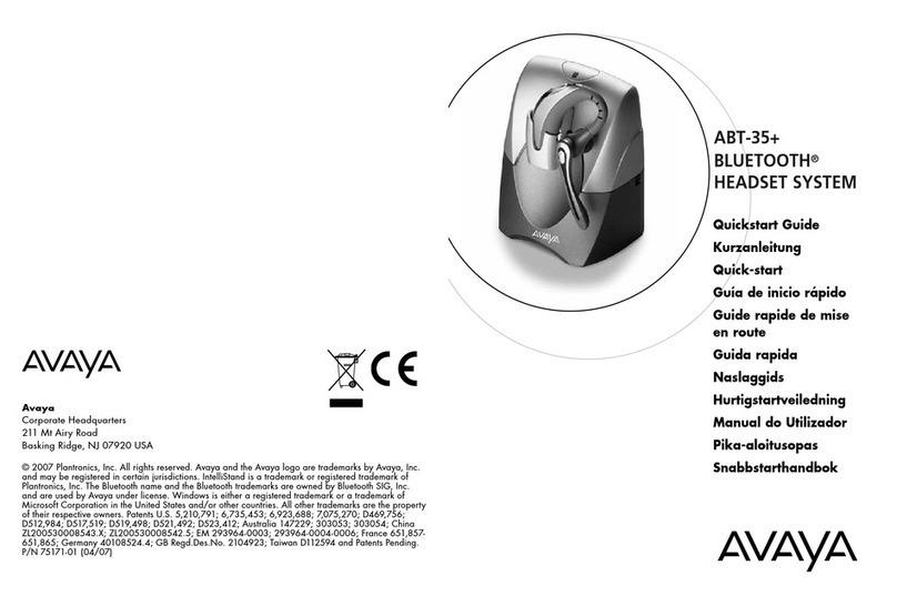 Avaya ABT-35+ User manual