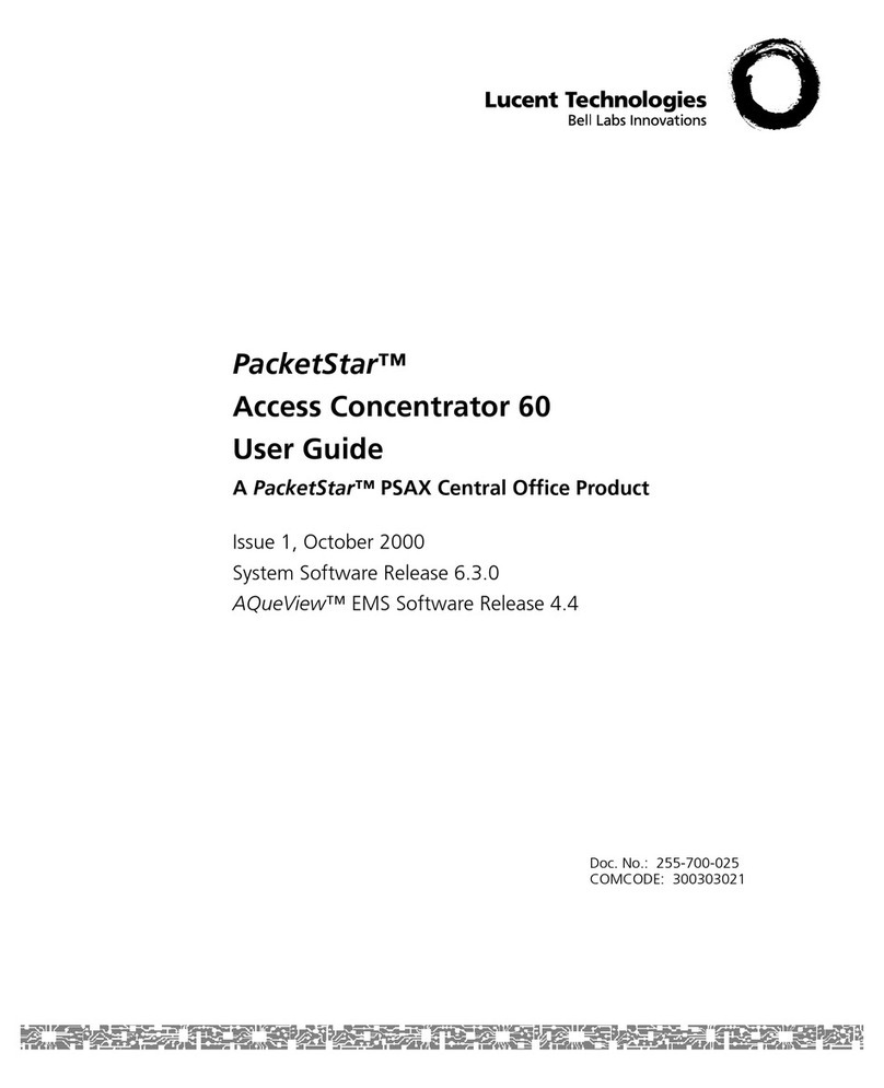Lucent Technologies PacketStar AC 60 user guide